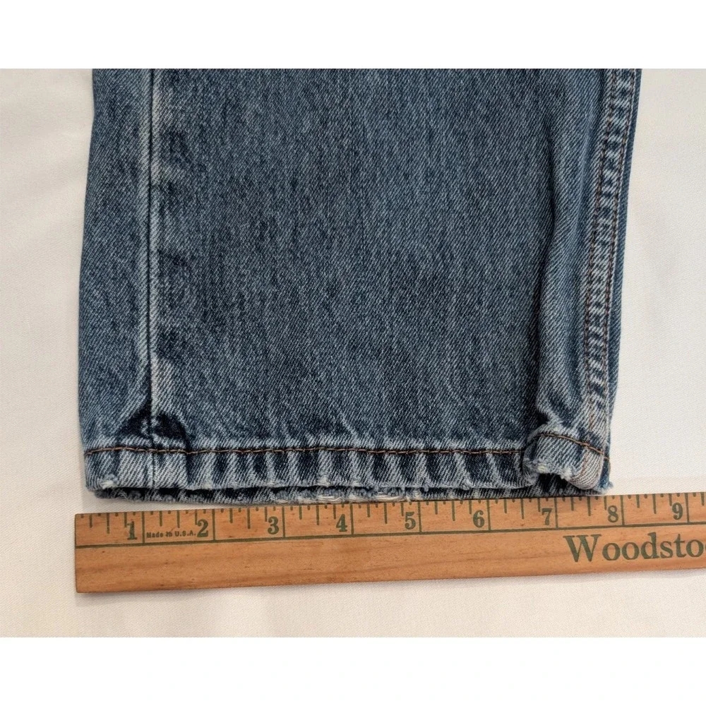 Levi's 505 Regular Fit Jeans Mens 34x32 Medium Wash Blue Denim Classic